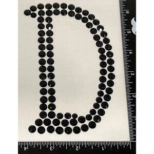 Recollections Halloween Bling Rhinestone Gem Embellishment " D "  422443 353864